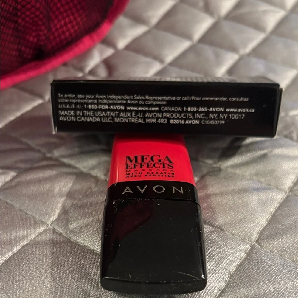 Avon Mega Effects Mascara in Bold Red and Black, new, never used.